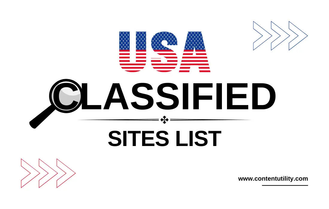 High DA PA USA Classified Sites List 2024