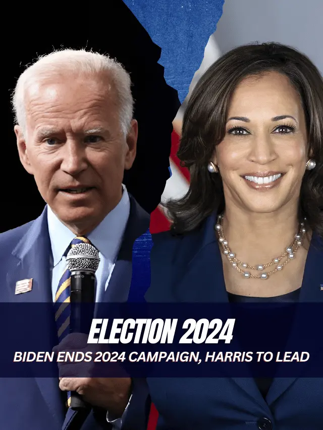 Powerful Twist: Joe Biden Ends 2024 Campaign, Kamala Harris to Lead