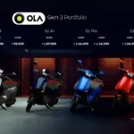 Ola Electric Gen 3 Electric Scooter Range Unveiled Price, Features, Range, and More