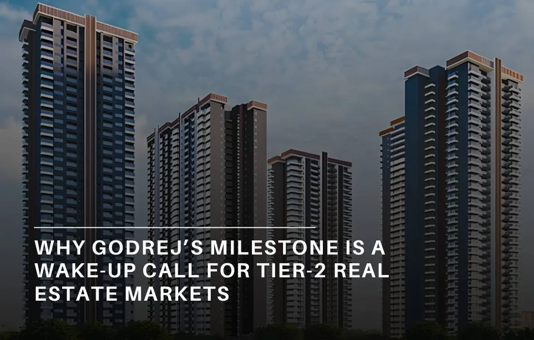 Godrej Properties FY25 record bookings — implications for Indian real estate and emerging cities like Jaipur.