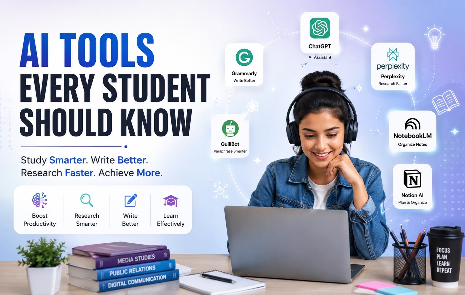 Best Free AI Tools for Students to Boost Productivity and Academic Success