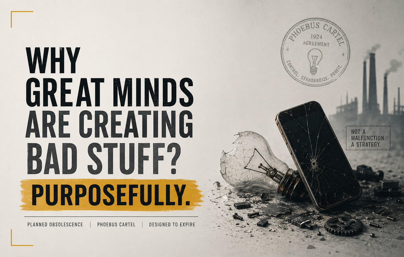 planned obsolescence banner